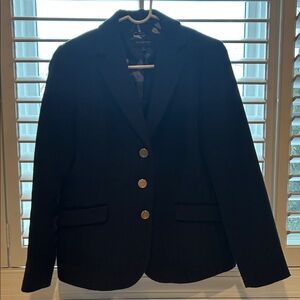 Talbots navy Blazer with Gold Buttons
